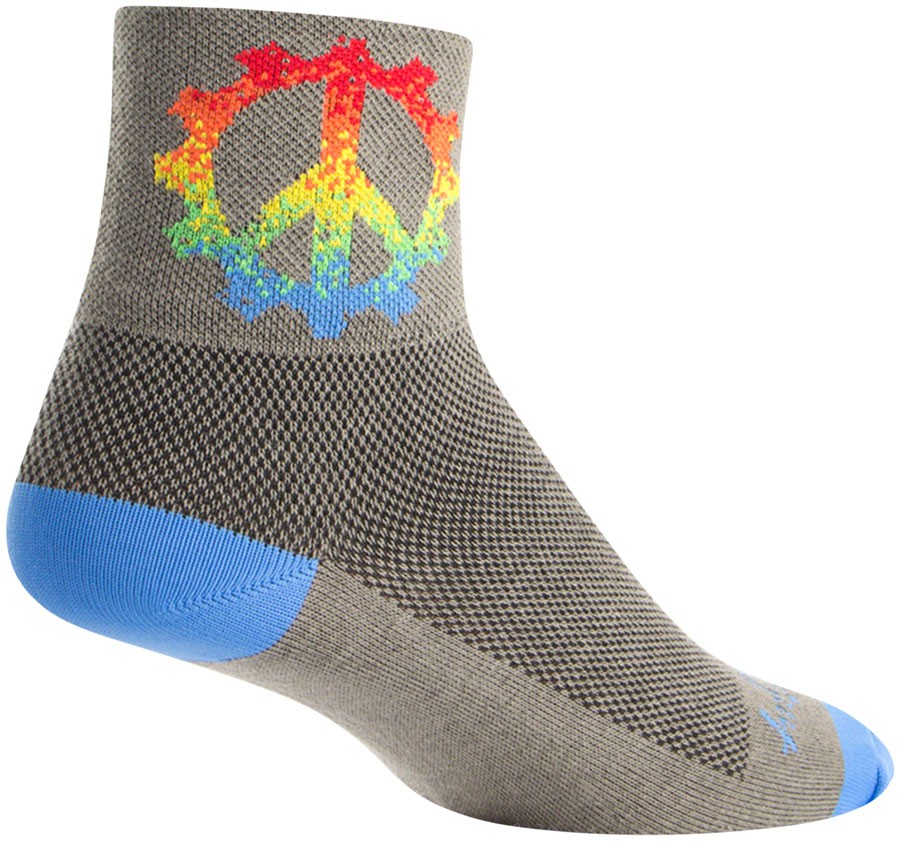 SockGuy Classic Socks Ankle Socks Small/Medium Gray