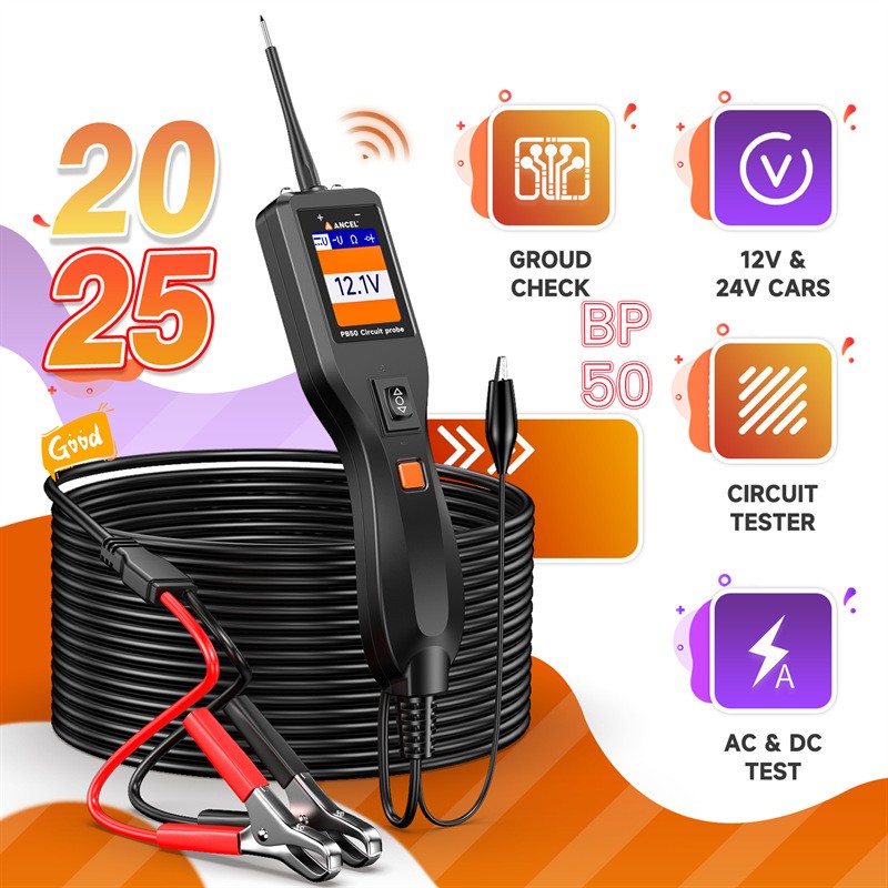 Car PowerScan probe Electrical Tester power Circuit Tester PB50 12/24V