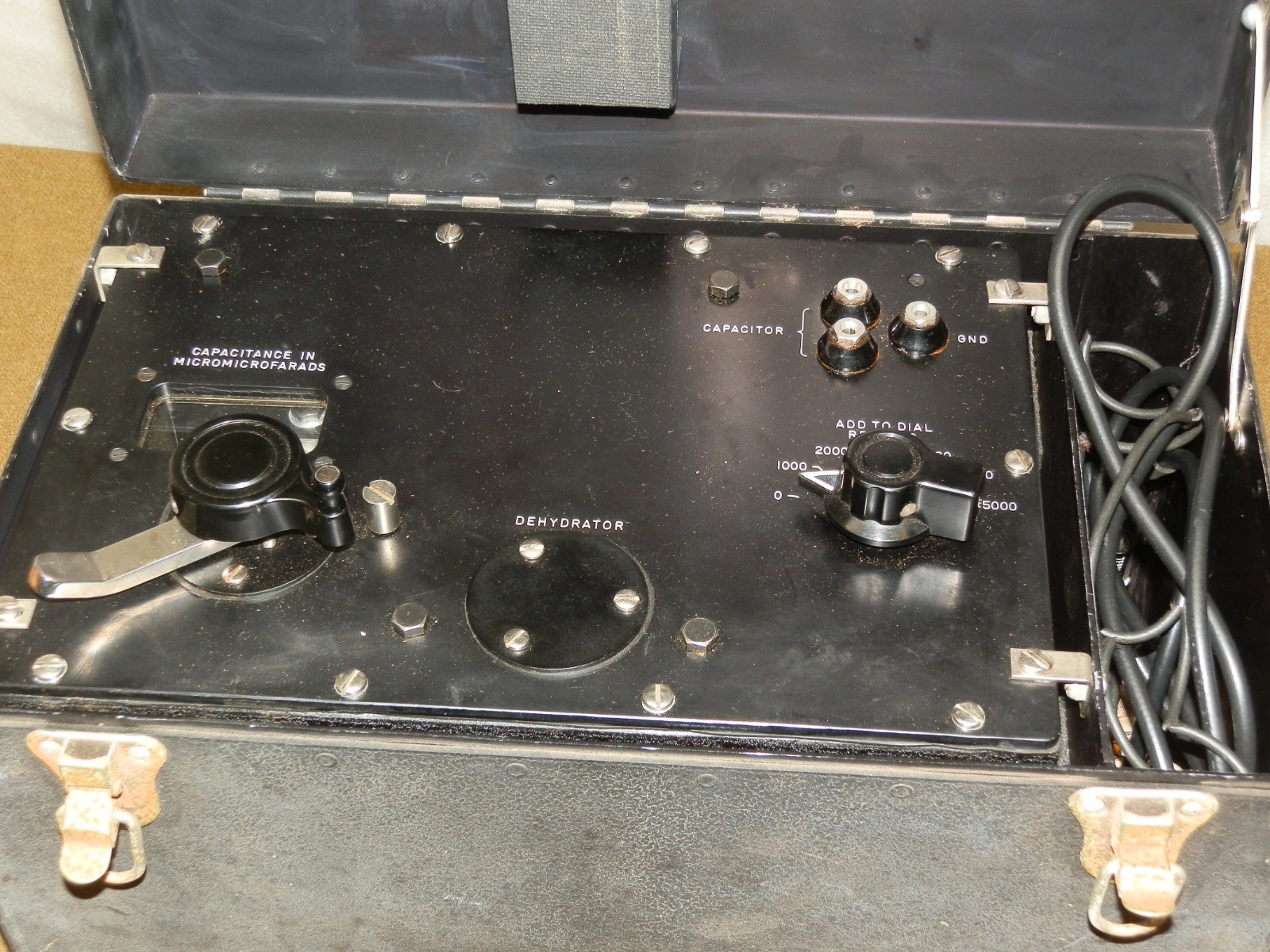 Jackson X-114 Variable Capacitance Capacitor Tester  -  Jackson Electric  -