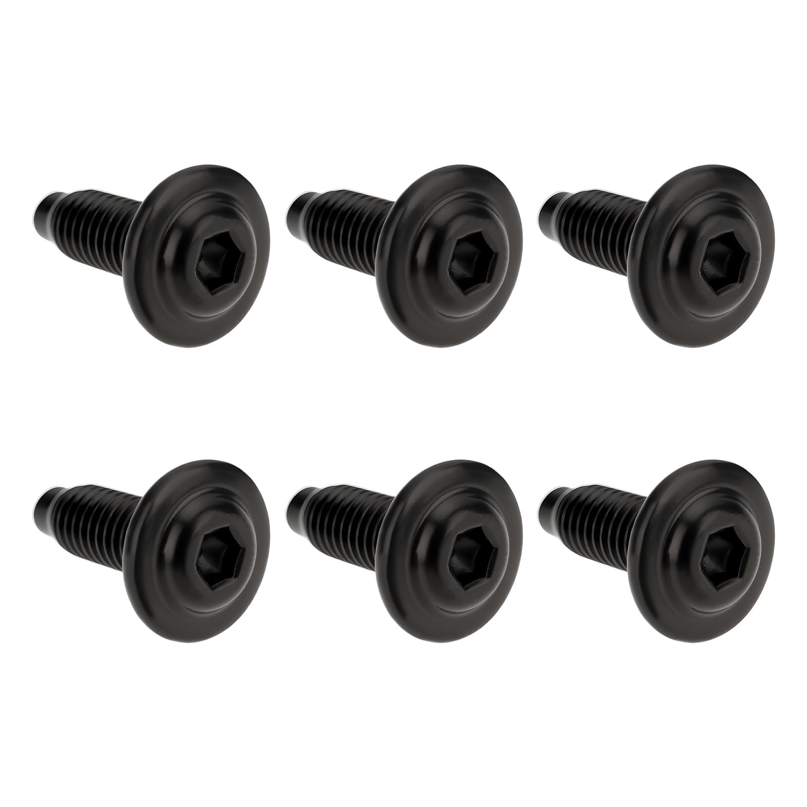 Briny River 6pcs 5x12mm Car Fairing Panel Screw 77211091C Compatible with Duc...