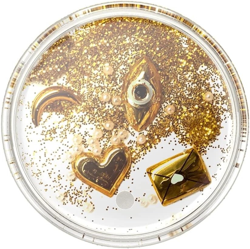 LUXE Popsockets Popgrip - Tidepool Gold Charms - Phone Grip & Stand PopSocket