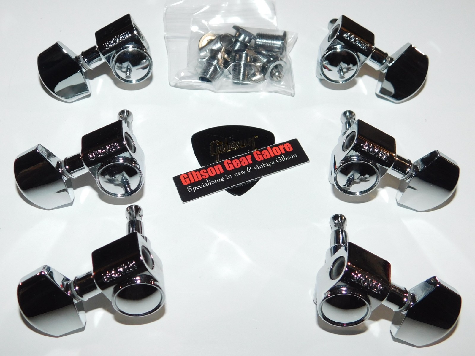 Gibson Kirk Hammett Les Paul Tuners Set Nickel Greeny Guitar Parts Project 1959