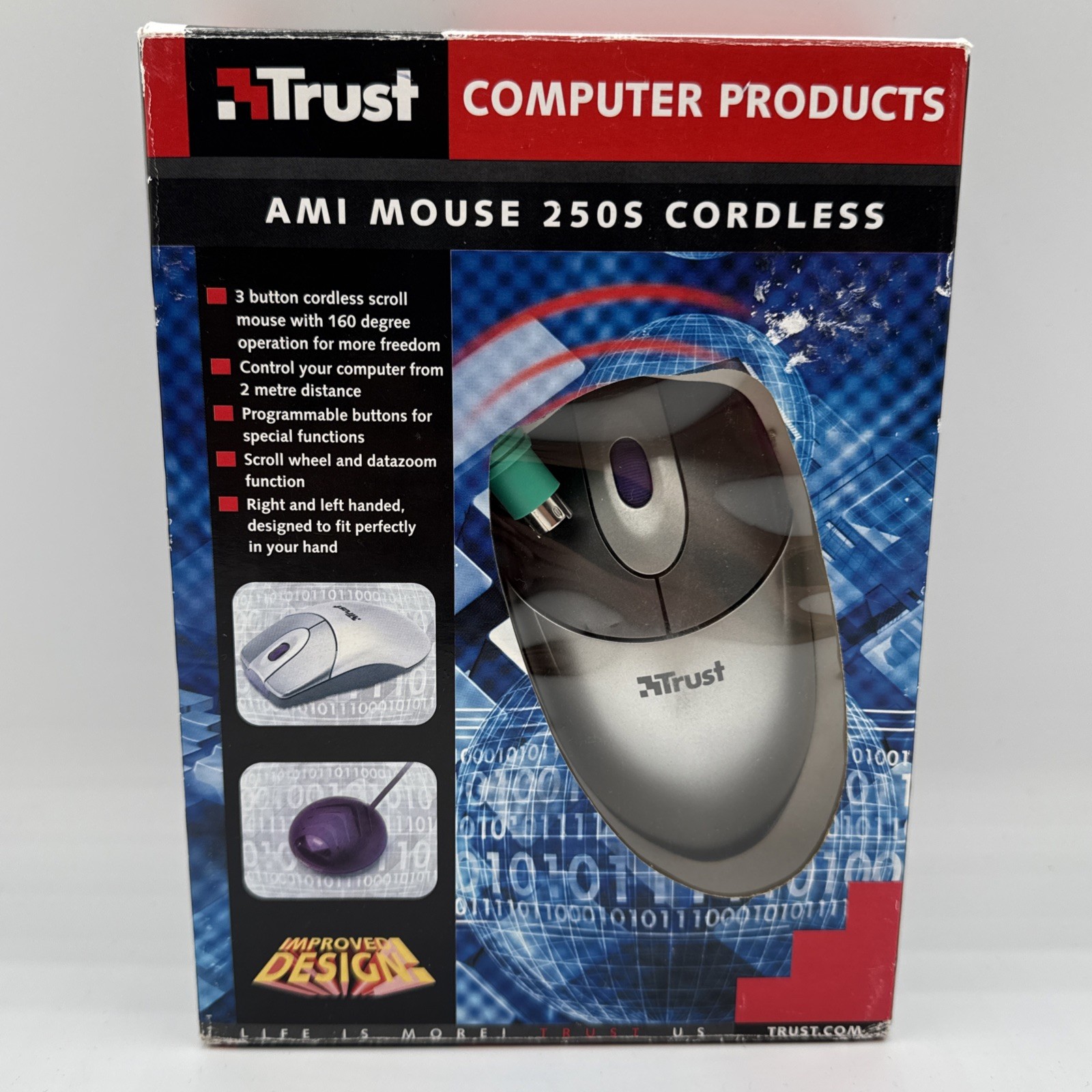 Trust Computer Products Improved Design Ami 250S Cordless (12578) Mouse