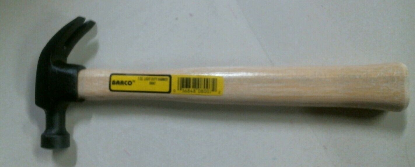 Barco 08007, 7 oz. Light Duty Claw Hammer, FREE SHIPPING