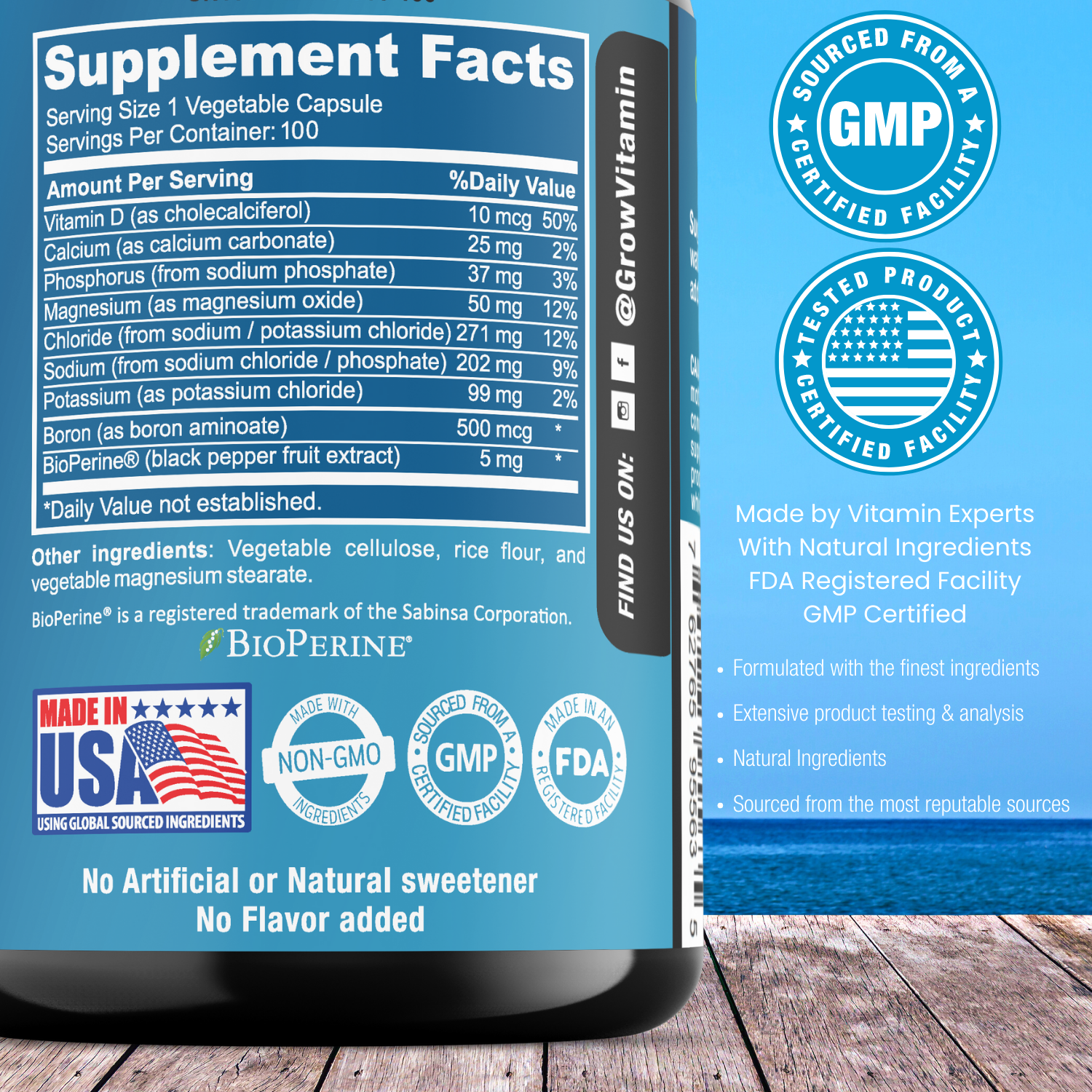 Complete Electrolyte Supplement-Potassium Chloride Magnesium NEW! Exp 06/2024