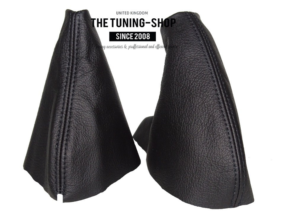 For MG MGTF 2000-05 Shift & E brake Boot Black Genuine Leather