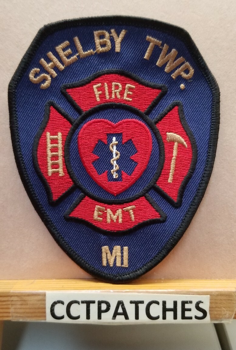 SHELBY TOWNSHIP, MICHIGAN FIRE DEPARTMENT PATCH MI