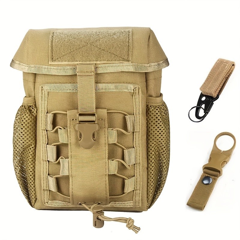 1000D Nylon Tactical Molle Water Bottle Pouch Multifunctional Waist Pack
