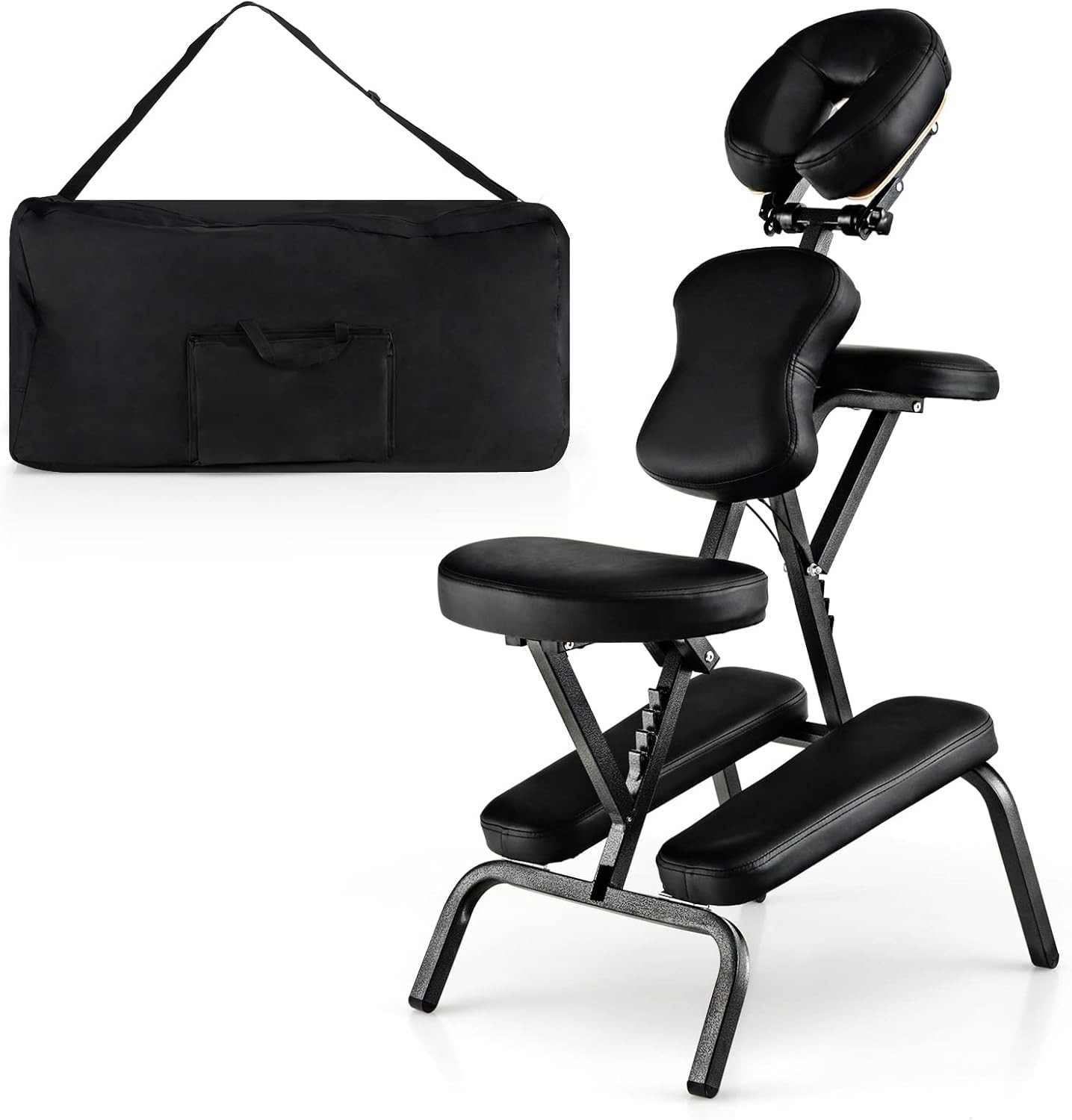 Portable Light Weight Massage Chair Travel Massage Tattoo Spa Chair w/Carrying