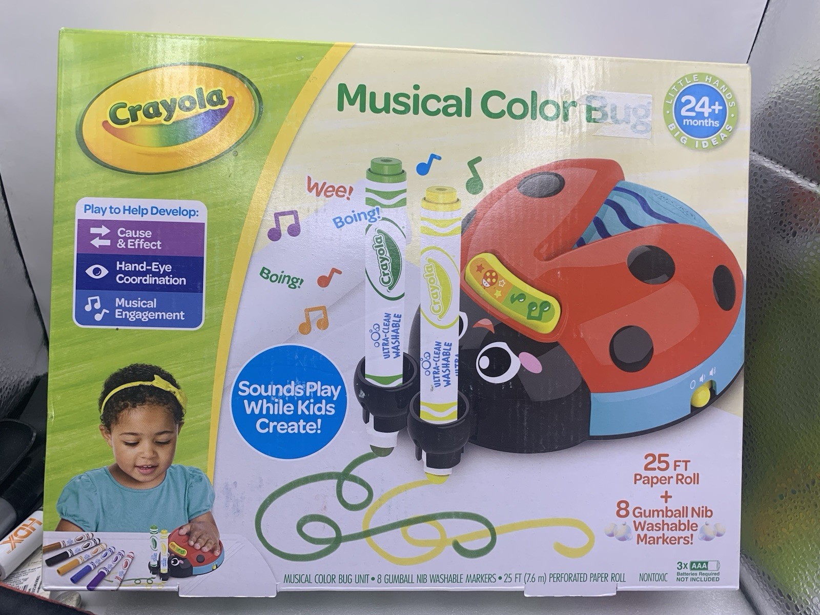 NEW Crayola Musical Color Bug Drawing and Coloring Kit: Art & Craft Activity ST
