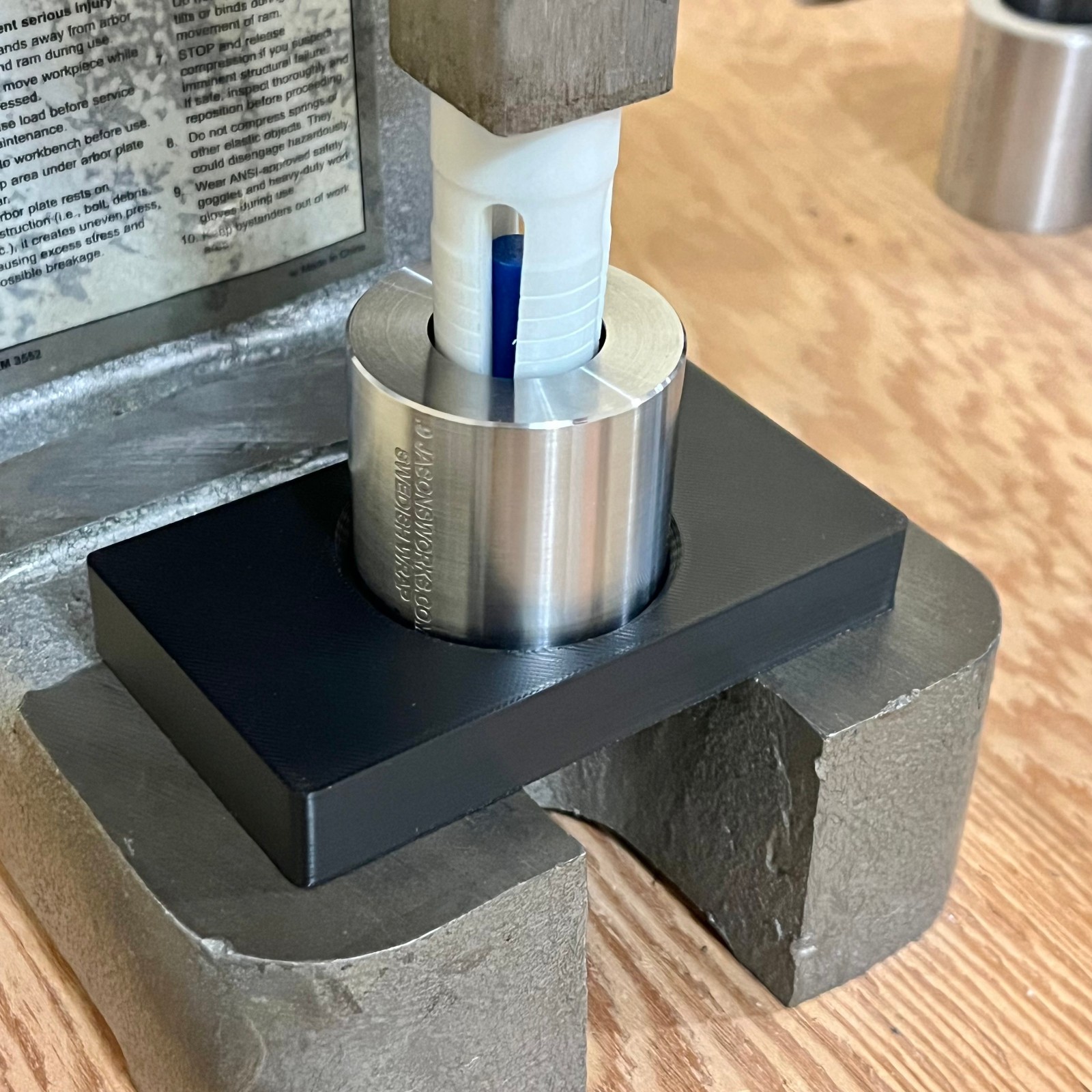 Coin Ring Tool: Die Holder for Arbor Press