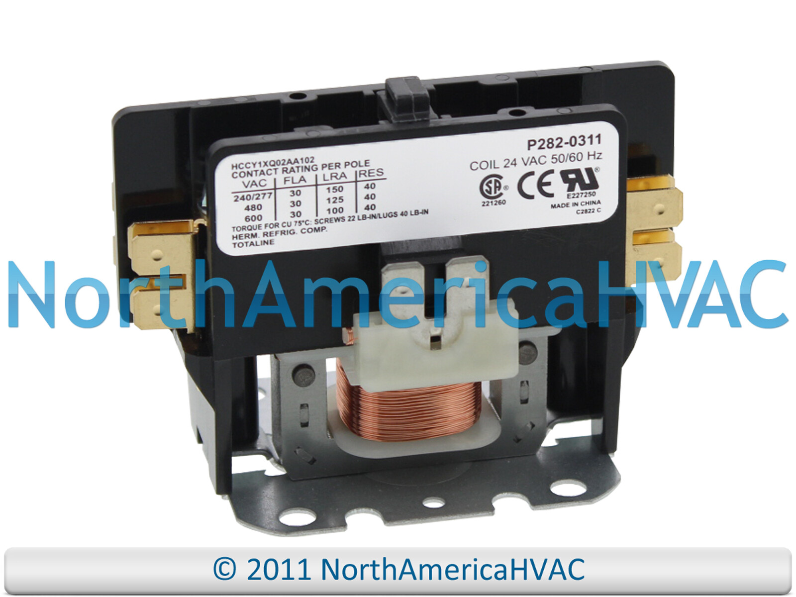 ICP Heil Tempstar Contactor Relay 1 Pole 30 Amp Fits 1172472 1172421 HQ1172472PU