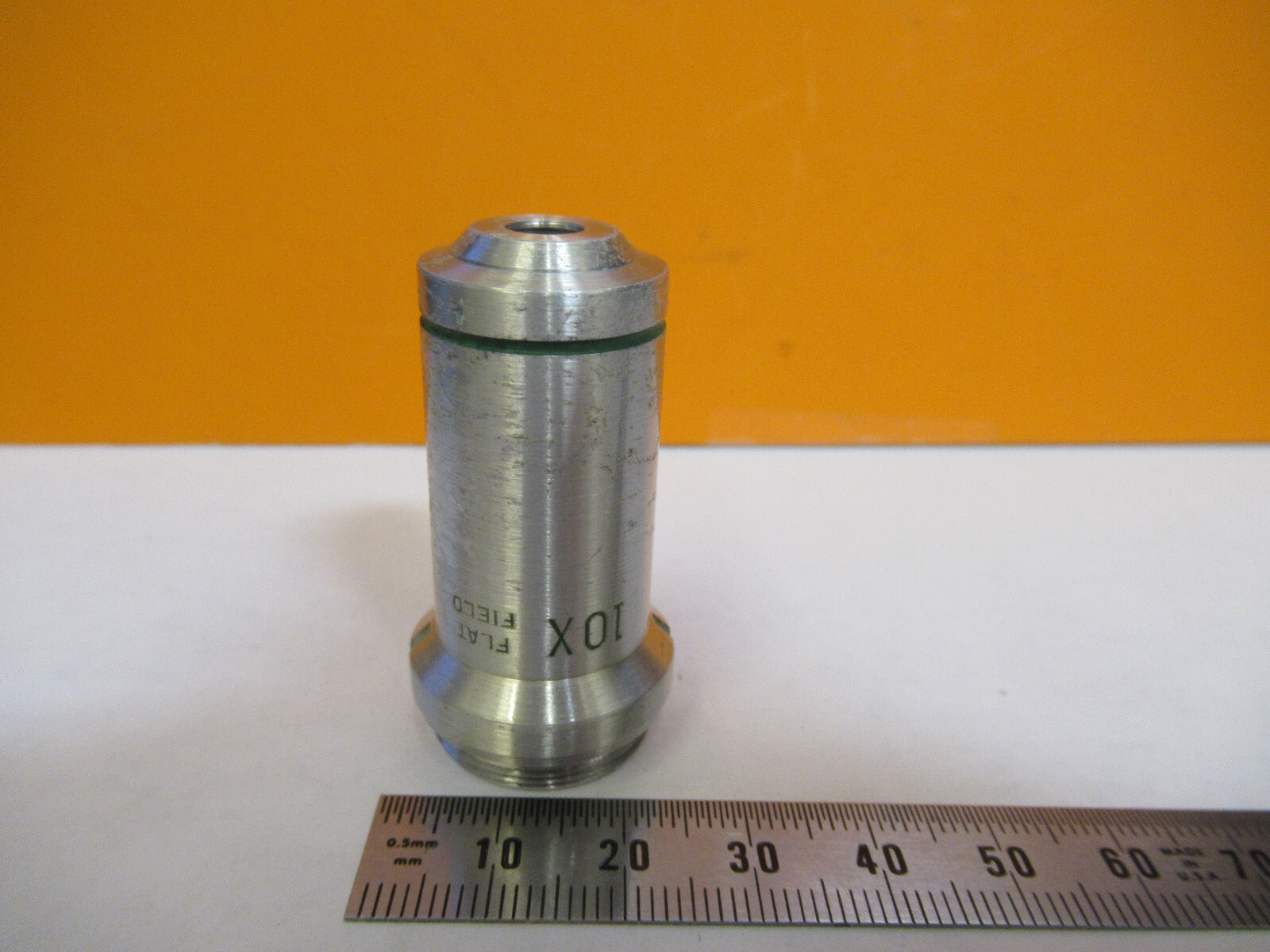 MICROSCOPE INDUSTRIAL OBJECTIVE BAUSCH LOMB 10X OPTICS AS IS Y3-A-92