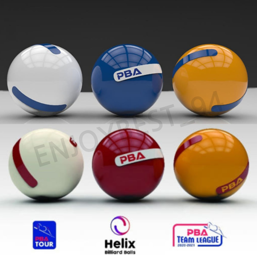 Helix Korea Pro PBA Exclusive Official Billiards Balls 3cushion Red Blue Set NEW