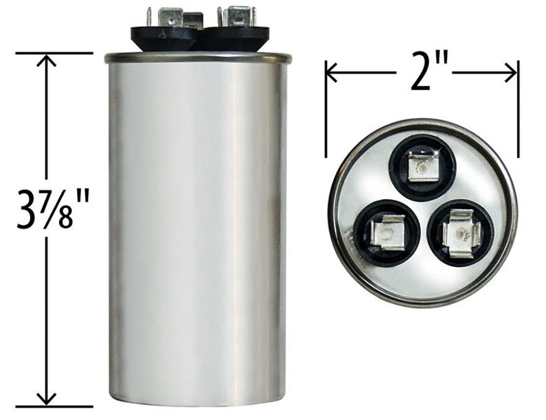 30+5 mfd 440 Capacitor replaces 3100248.420 Dometic Duo-Therm RV Air Conditioner