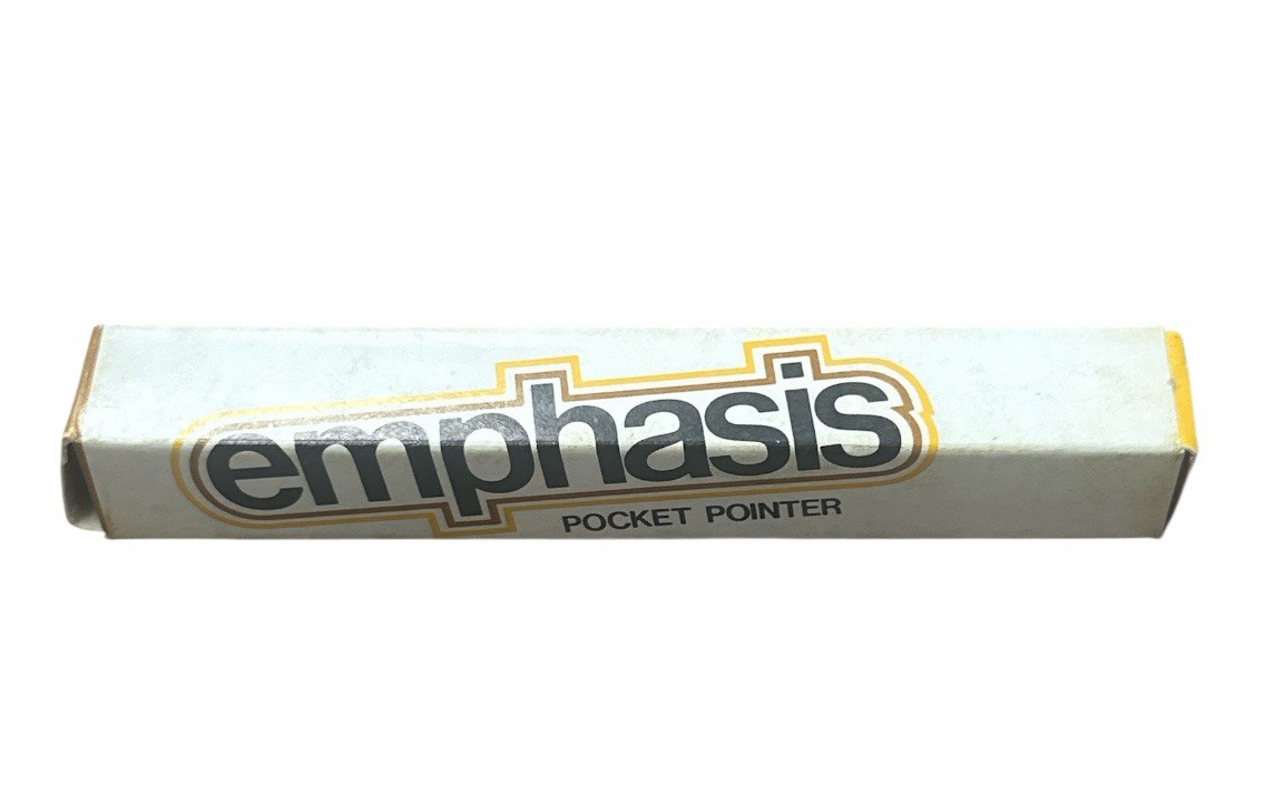 Vtg Emphasis Pocket Pointer Telescoping 6 to 25.5" Stainless Steel Japan w/ box