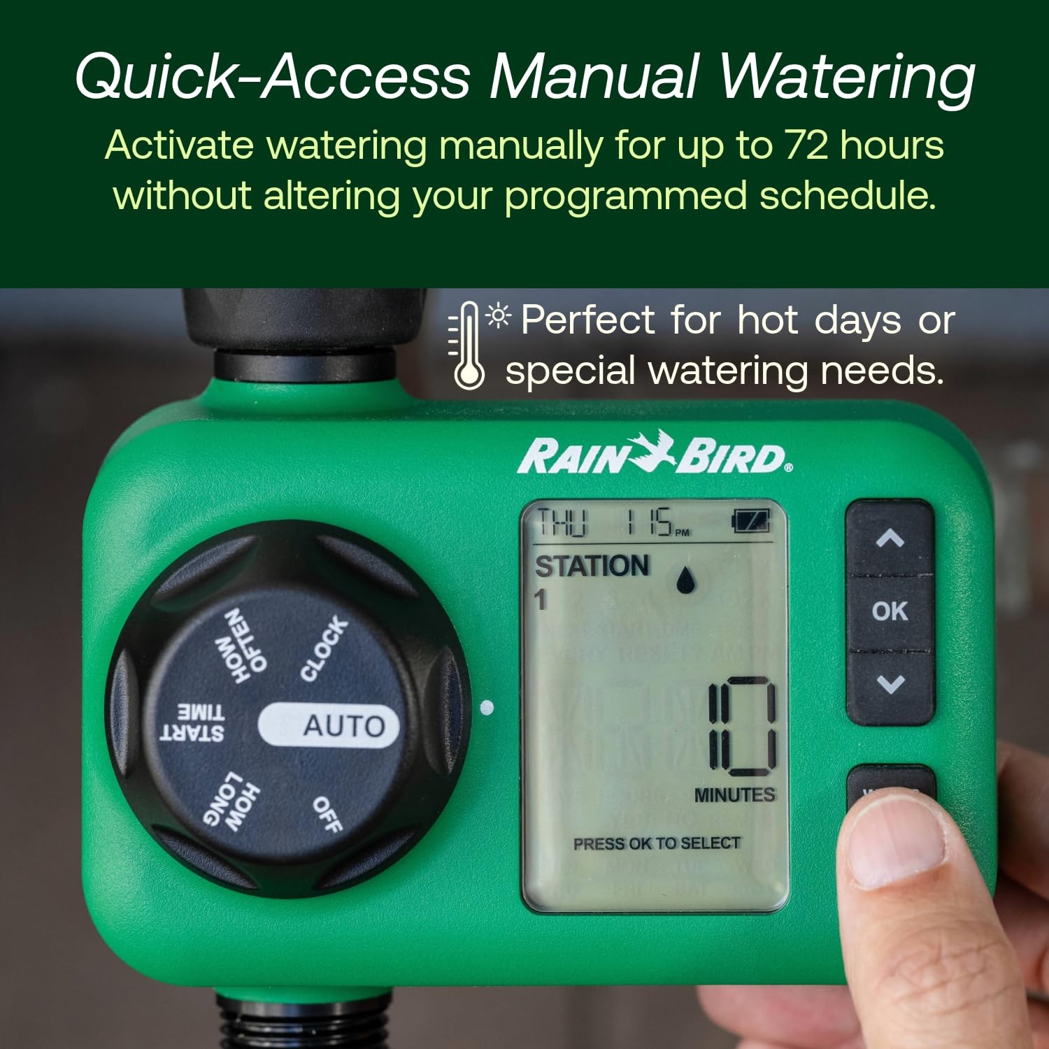 Electronic Digital Hose End Timer for Garden Irrigation Battery Operated