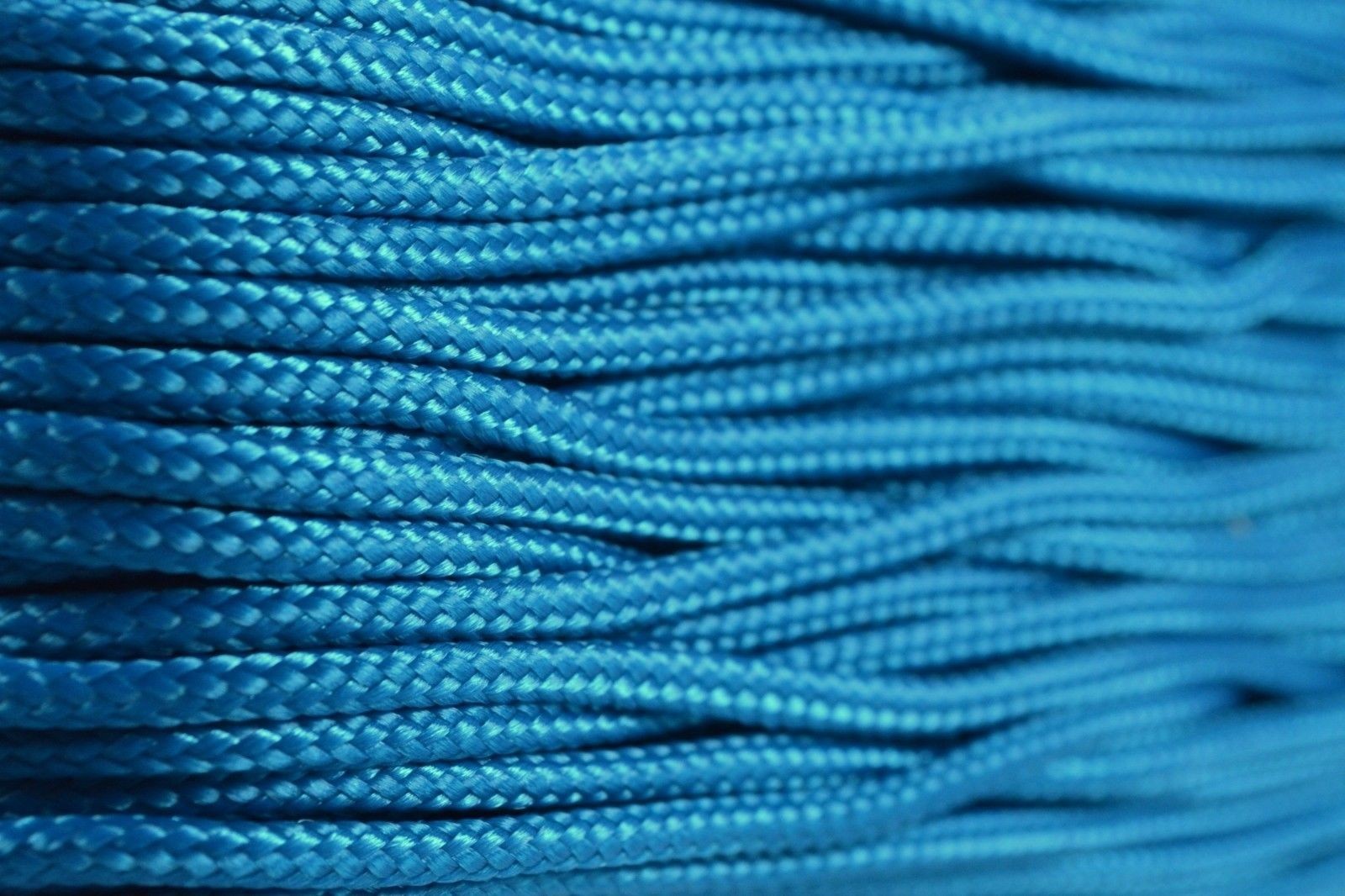 Caribbean Blue - Type 1 95 Cord 1.59mm 100ft Nylon Rope - Made in the USA