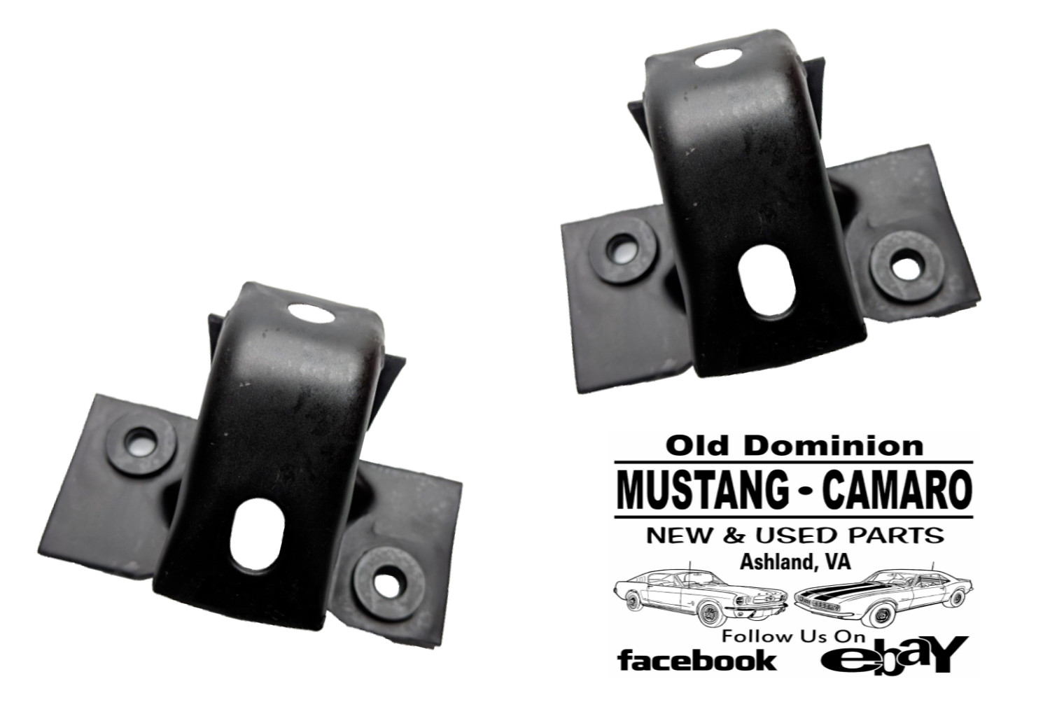 1965-1966 Mustang Rear Bumper Body Bracket Mounting Kit