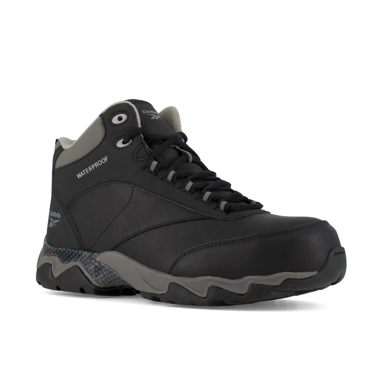 Reebok Beamer RB1068: Men's  Waterproof, Composite Toe, Black