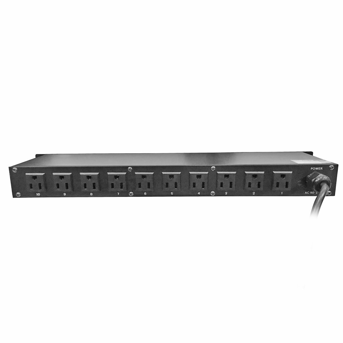 ProX X-PC10USB 10 Plug Power Distribution Switch with 2 USB Charging Ports