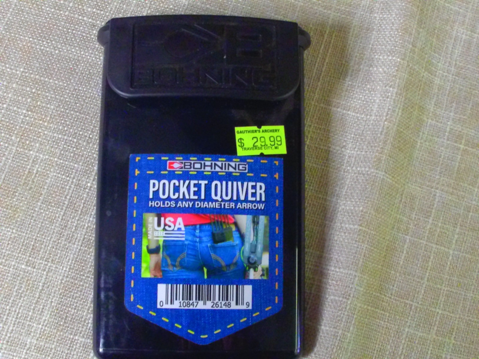 Bohning Pocket Quiver- 6 ARROW POCKET QUIVER
