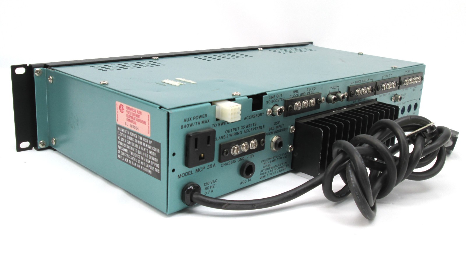Bogen MCP35A Intercom Console Master Controller/Control Panel #413