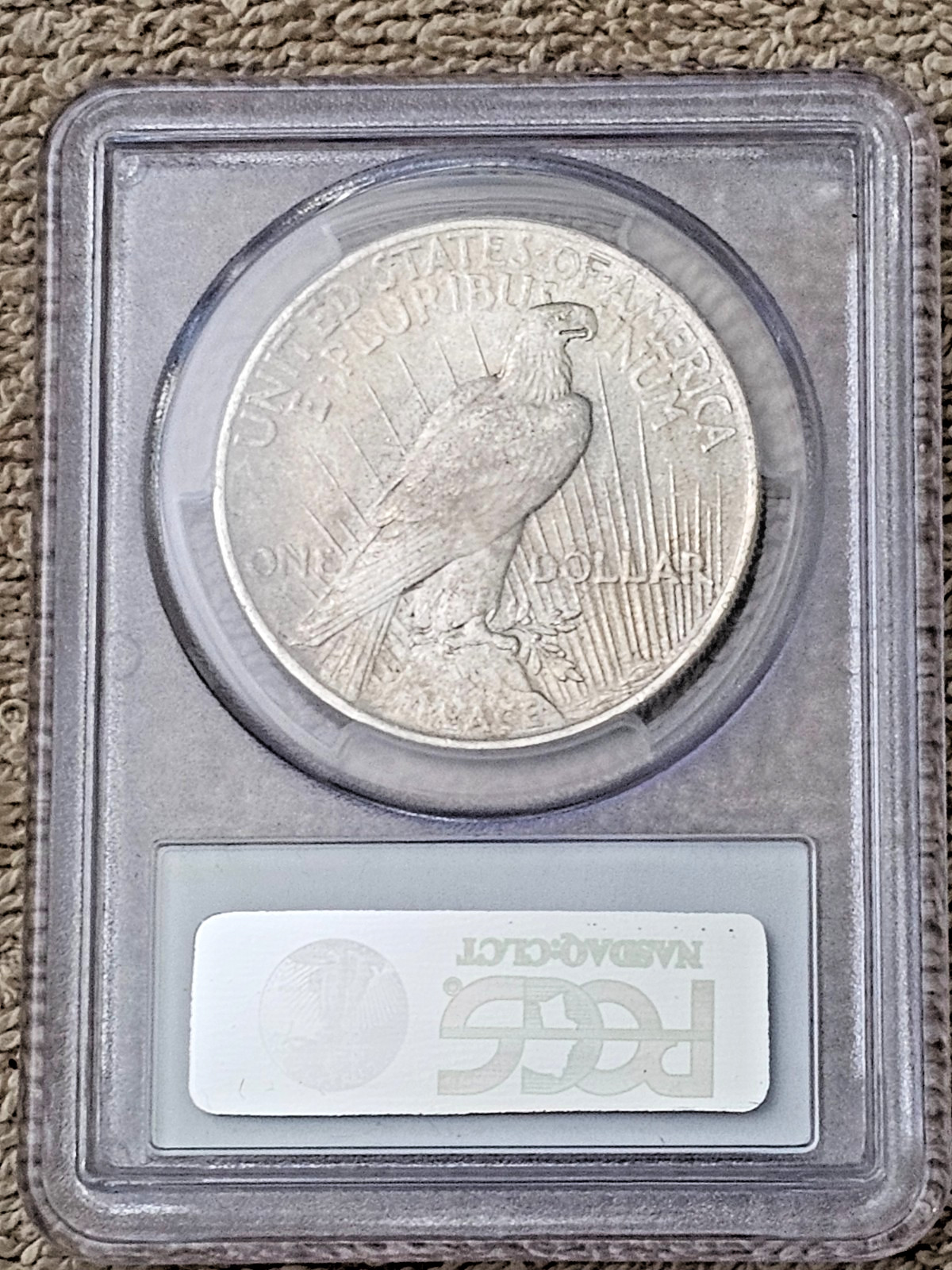 1925 Silver Peace Dollar PCGS MS64 Free shipping