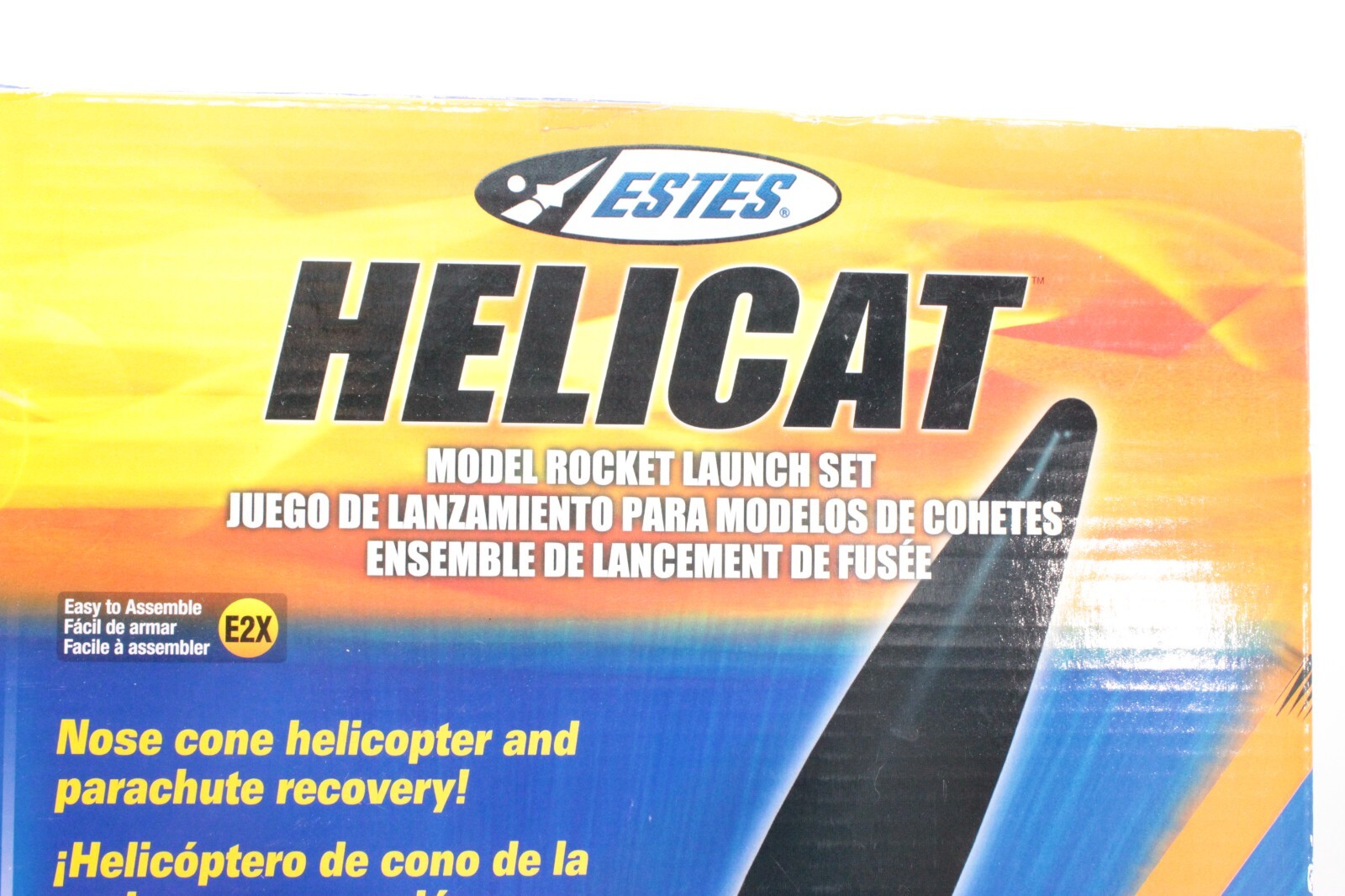 ESTES 1465 HeliCat Model Rocket Launch Set E2X (Open Box)