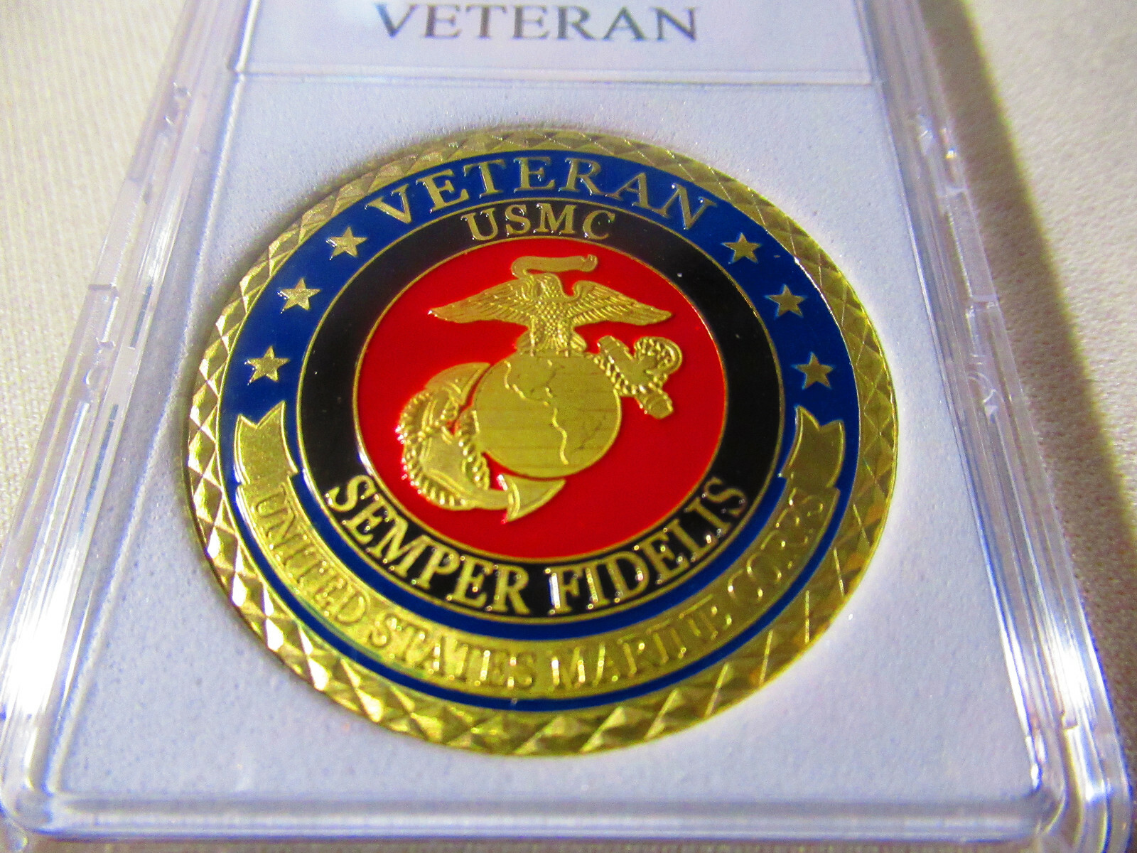 US MARINE CORPS VETERAN Challenge Coin