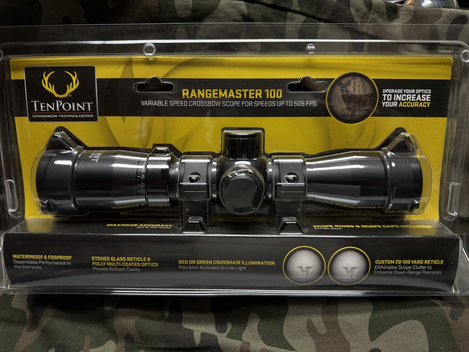 TenPoint RangeMaster 100 Crossbow Scope  BRAND NEW