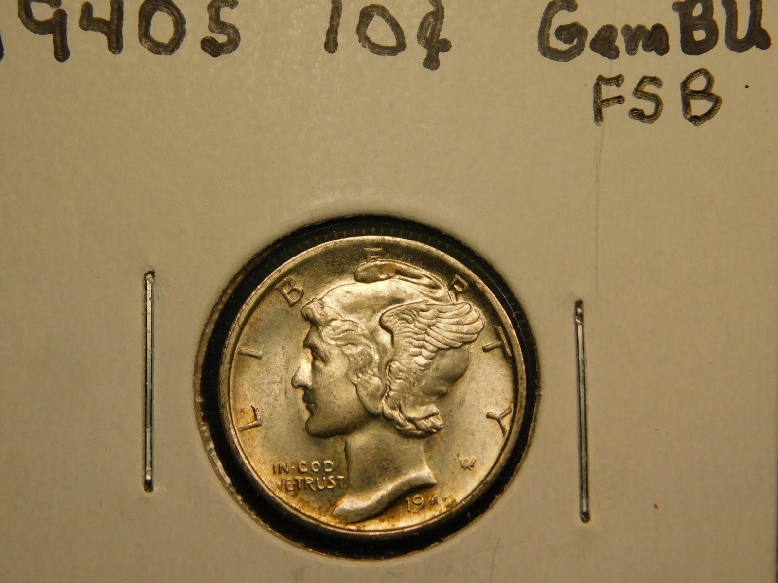 1940 S    Mercury Dime  Item # 8629