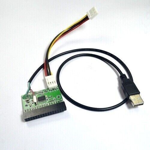1.44MB USB Cable 3.5" 34pin Floppy Interface Driver Adapter Connector PCB Board