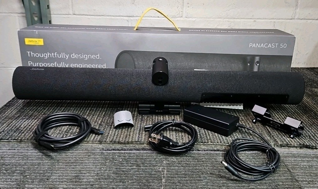 Jabra VSM020 GN PanaCast 50 Video Conference Bar with 180° Camera - Black