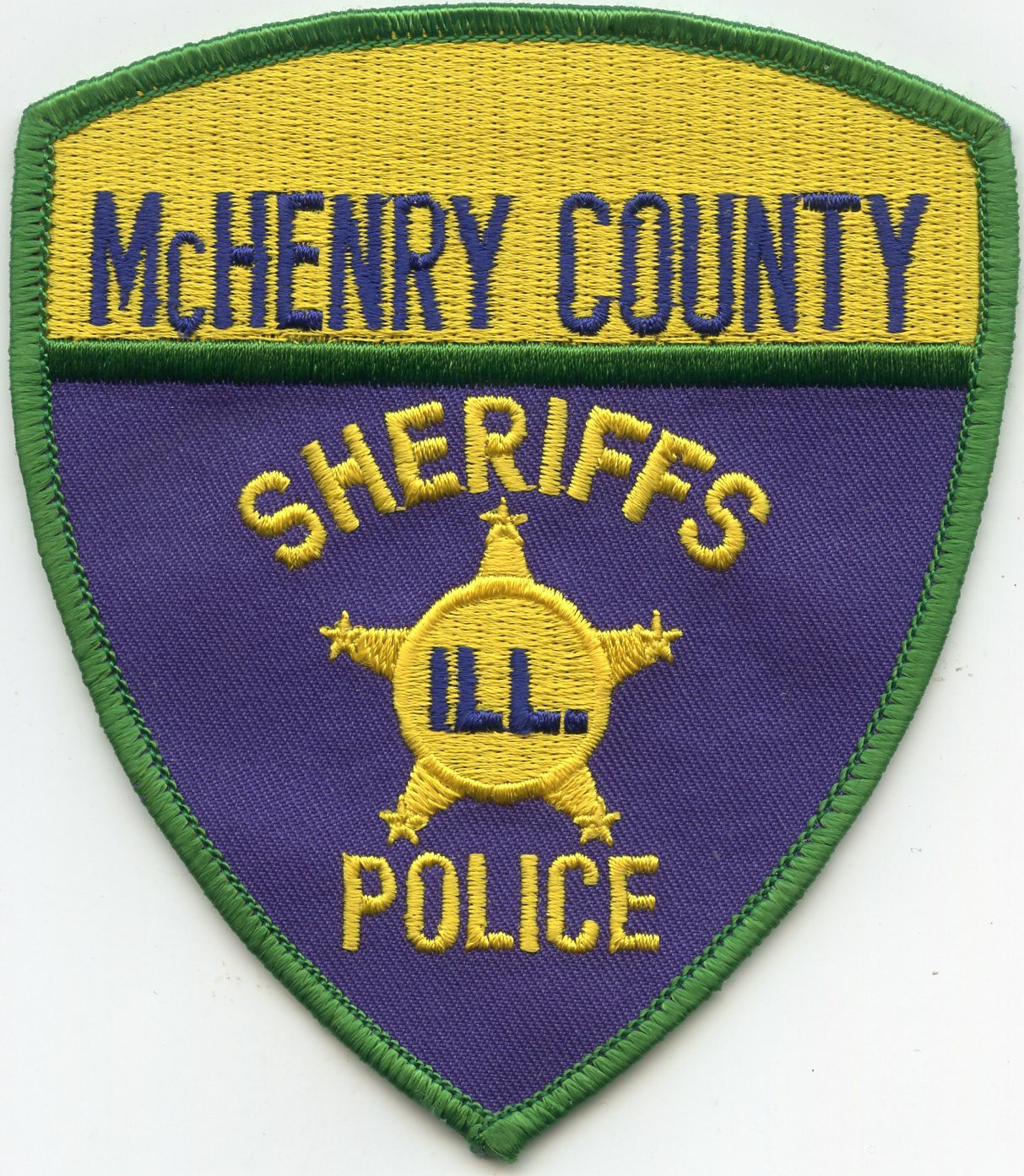 old vintage McHENRY COUNTY ILLINOIS IL SHERIFF POLICE PATCH