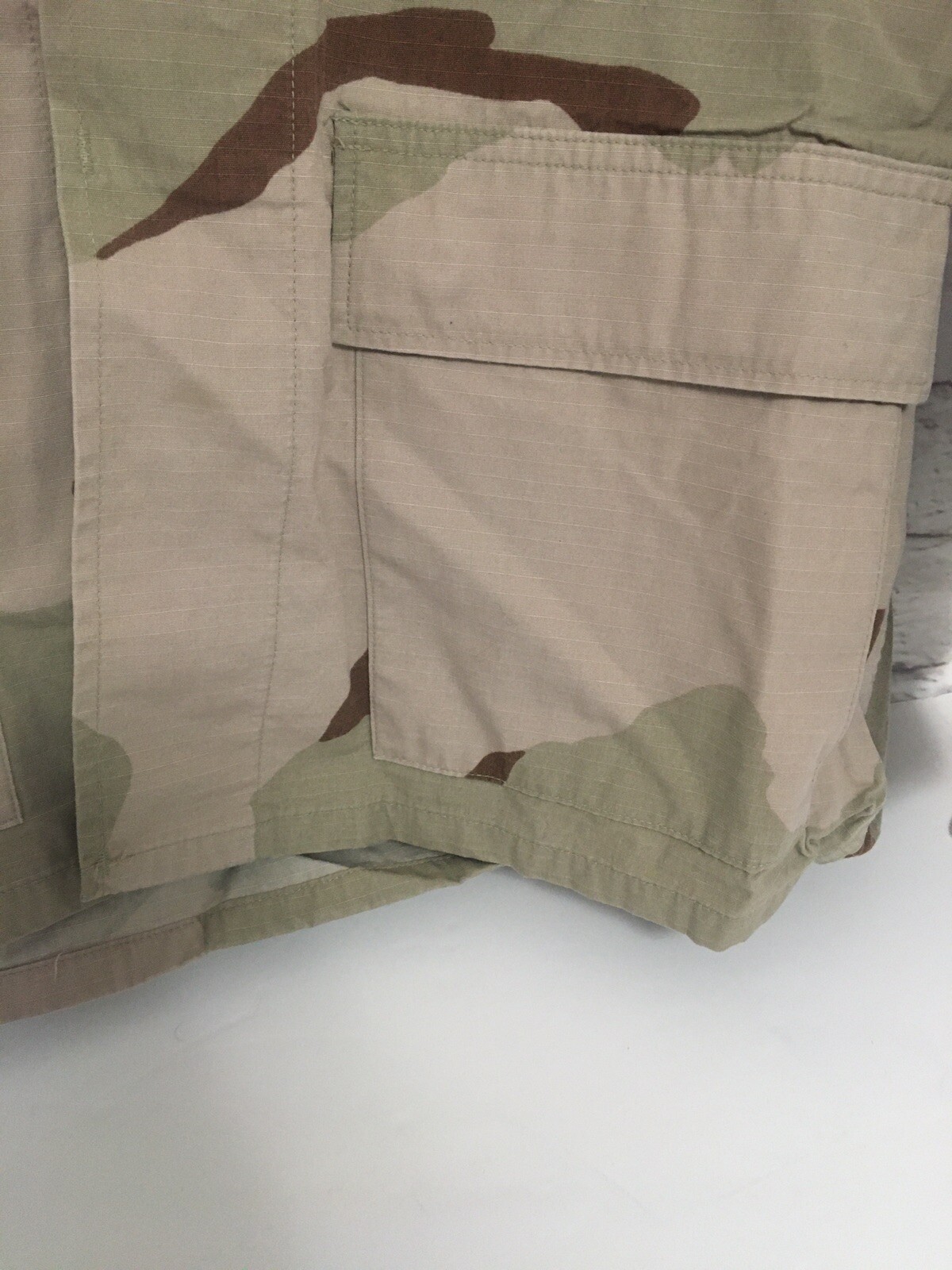 USAF Air Force Desert Camo Coat Jacket Air Combat Command Patches Size Medium