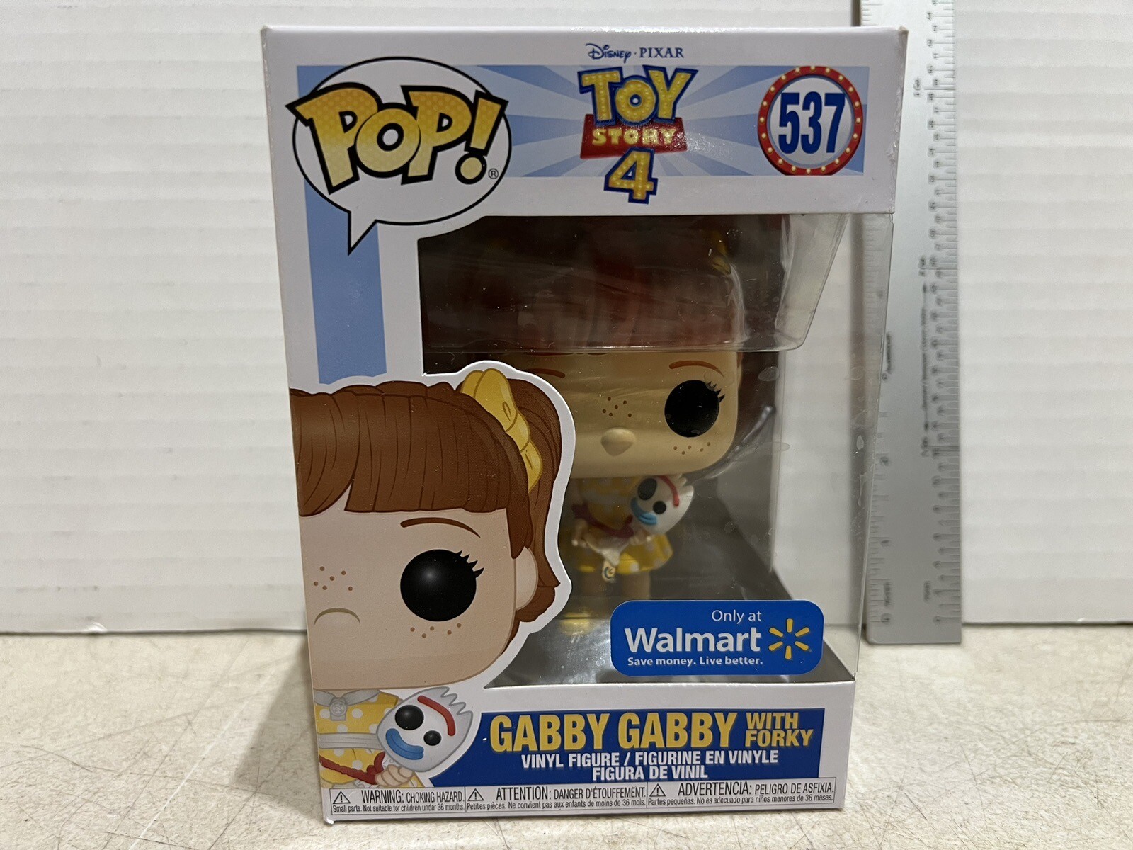 Funko Pop Toy Story 4 Gabby Gabby w/Forky #537 Walmart Exclusive Vinyl Figure