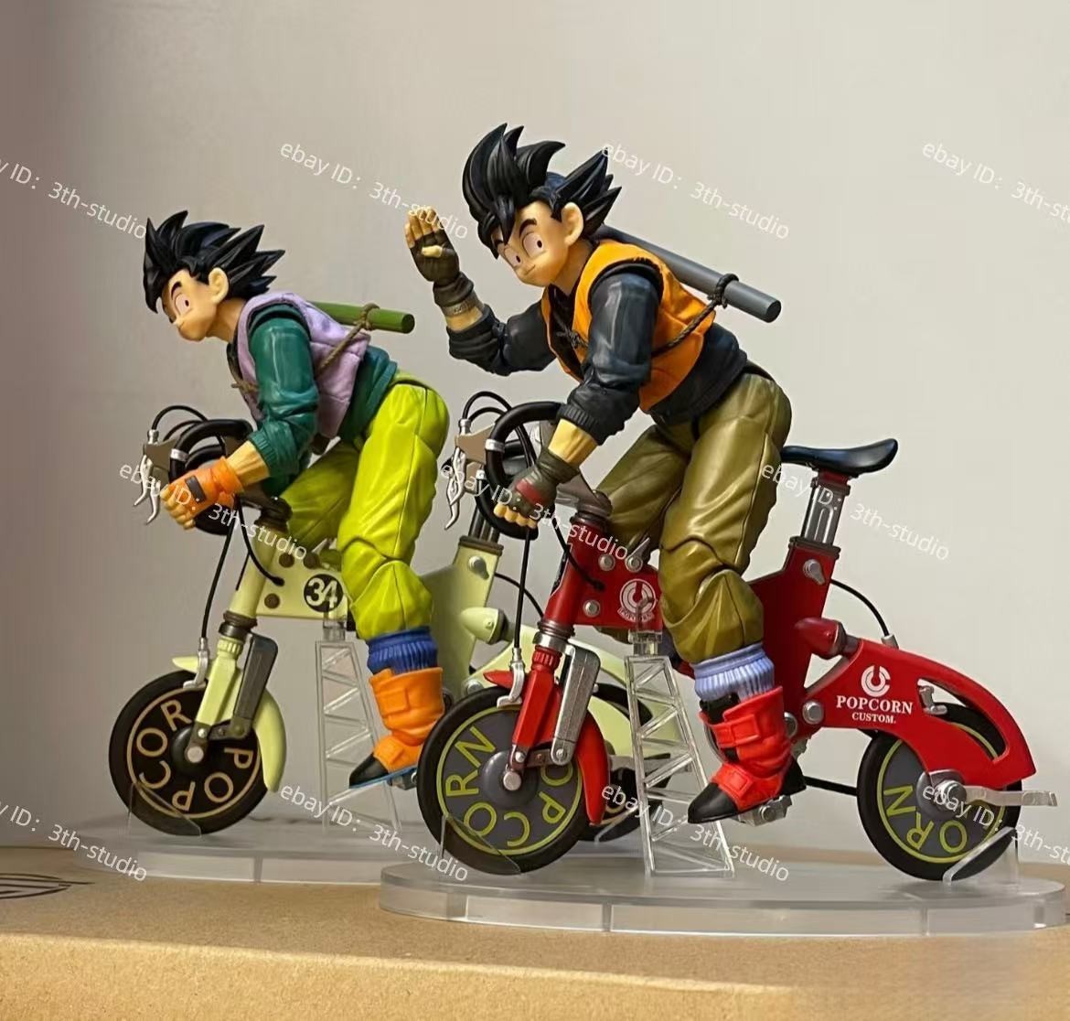 KAMIONE TONSENARTTOYS 1/12 shf Riding a bicycle Goku 01A 01B DBZ Action Figure