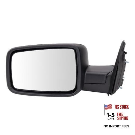Driver Side Mirror Assembly Manual Textured Black Compatible with MRA42942