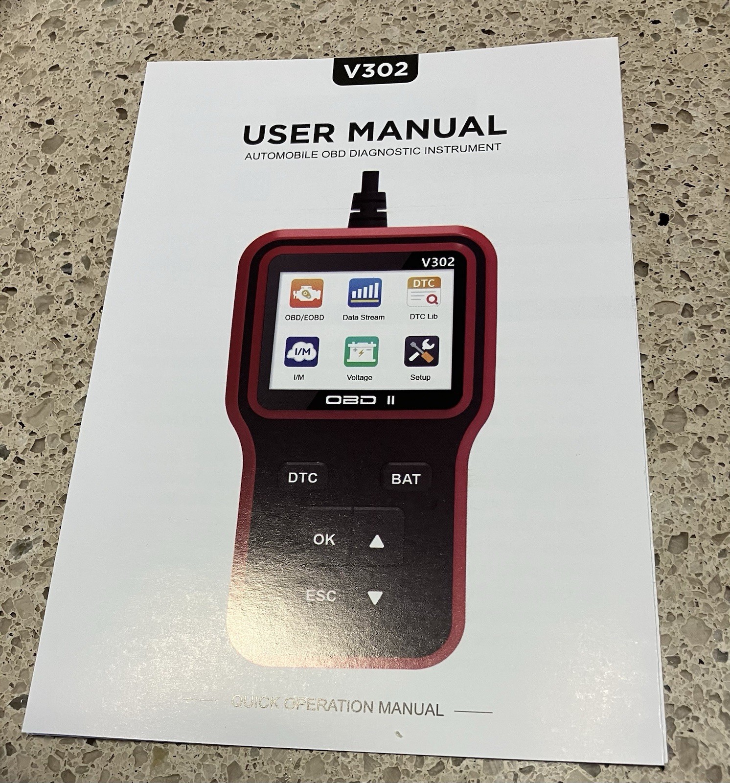 OBD2 Scanner Diagnostic Engine Car Code Reader - Car OBDII/EOBD Diagnostic Tool