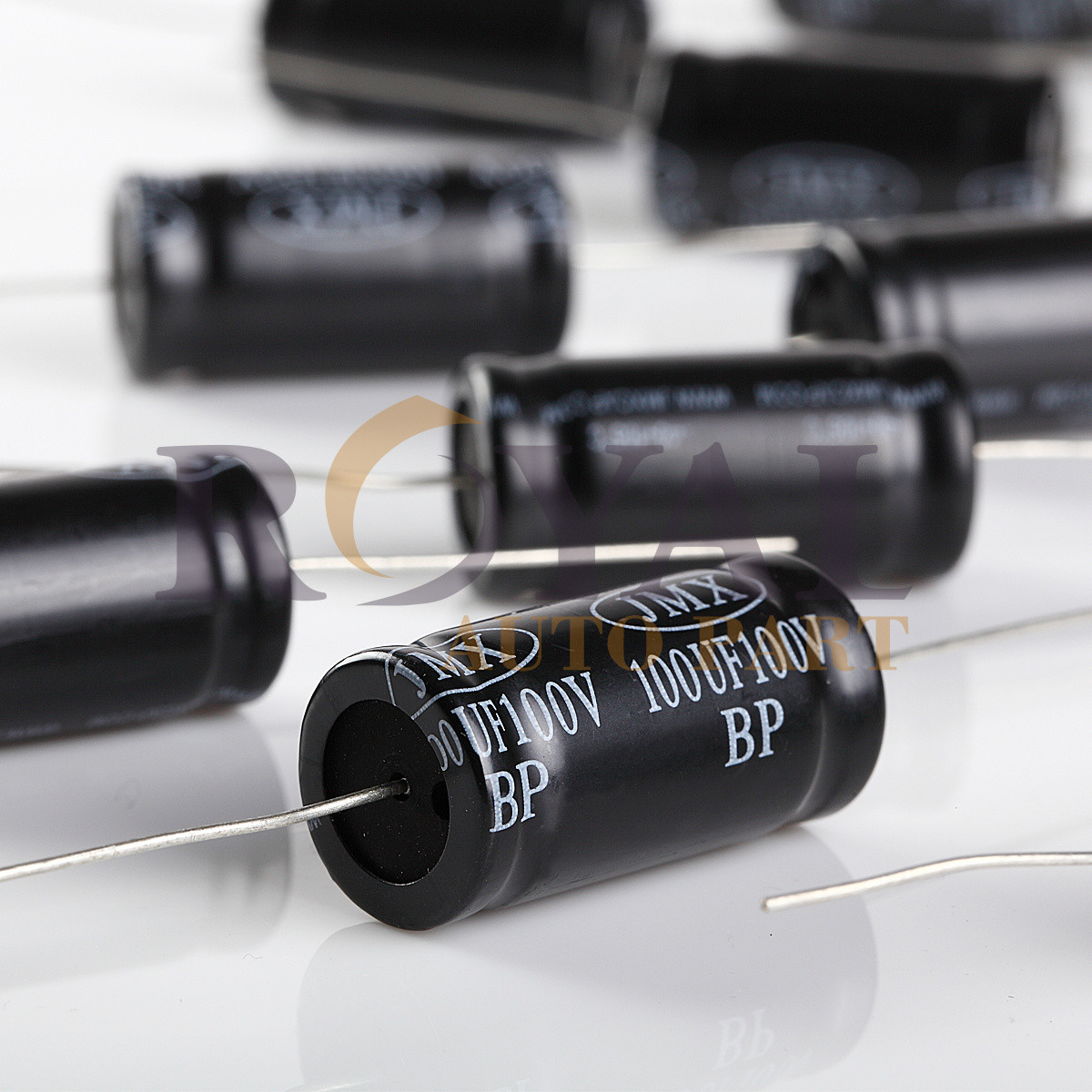 10pcs Non-Polarized Electrolytic Audio Capacitor 100MFD 100uF 100V