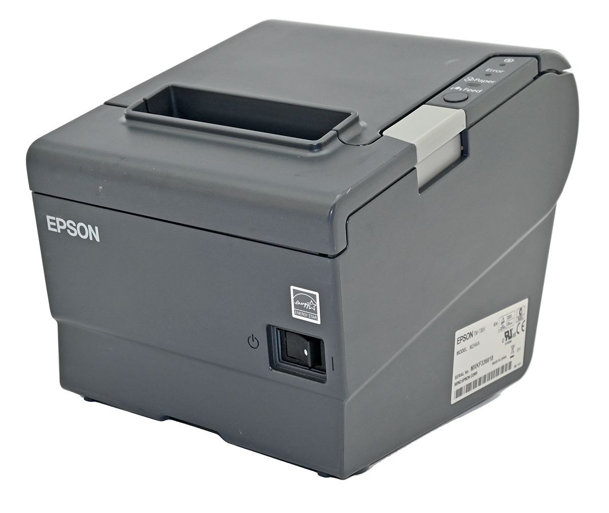 EPSON TM-T88V M244A POS USB + ETHERNET THERMAL RECEIPT PRINTER + Power Supply