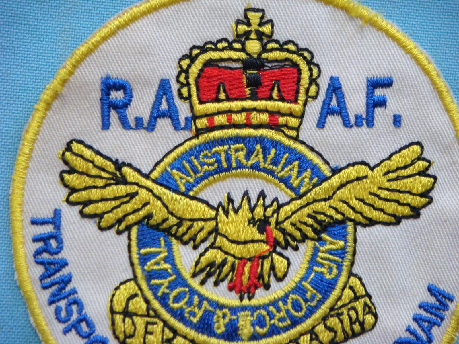 VIETNAM WAR PATCH ROYAL AUSTRALIAN AIR FORCE TRANSPORT FLIGHT