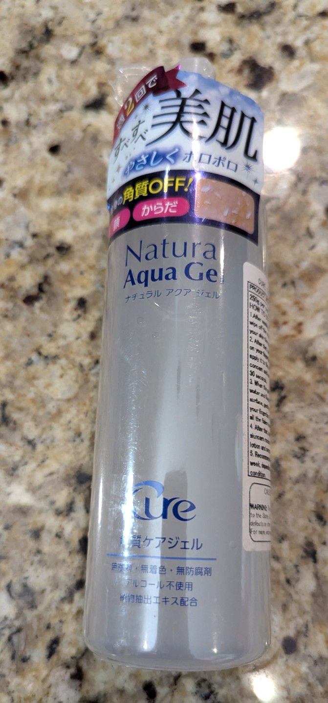 Toyo Life Cure Natural Aqua Gel Exfoliator for Sensitive Skin 8.5 fl oz