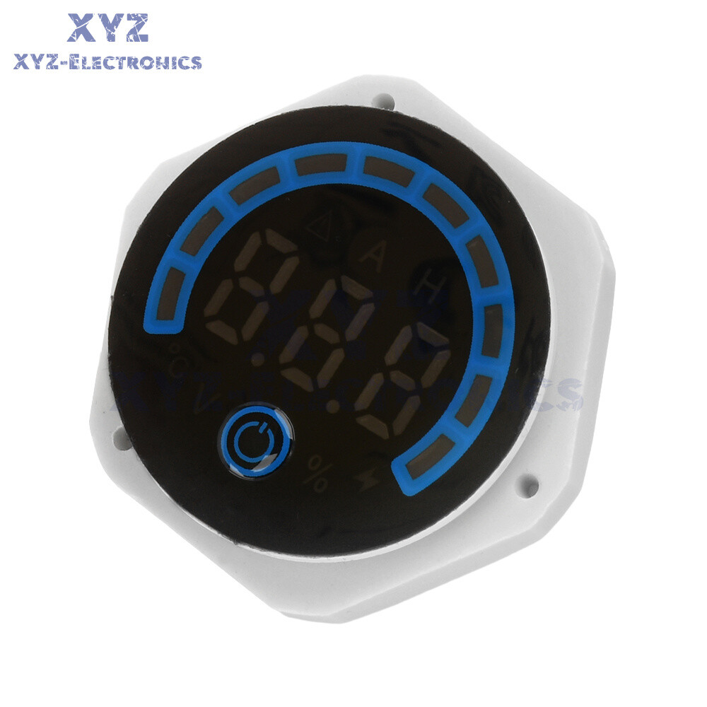 Digital Voltmeter Power Indicator Waterproof DC 8-120V Volt Meter with switch