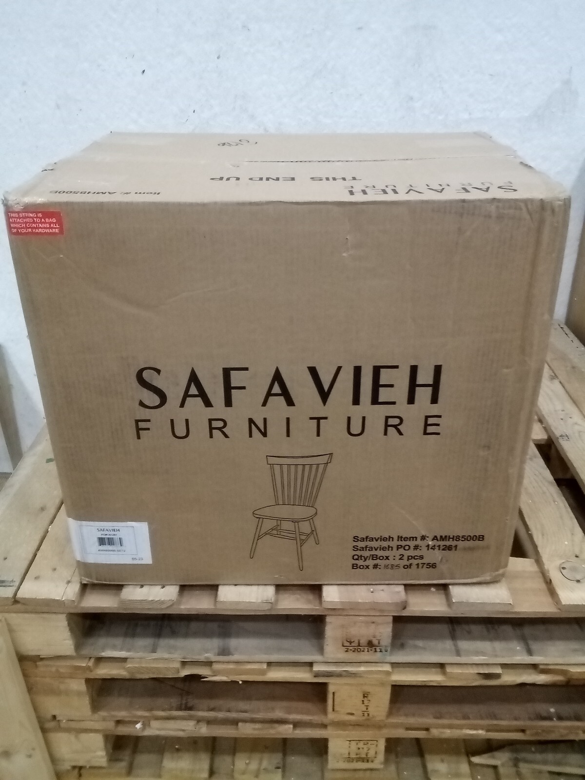 Safavieh PARKER SPINDEL SIDE CHAIR, Reduced Price 2172724399 AMH8500B