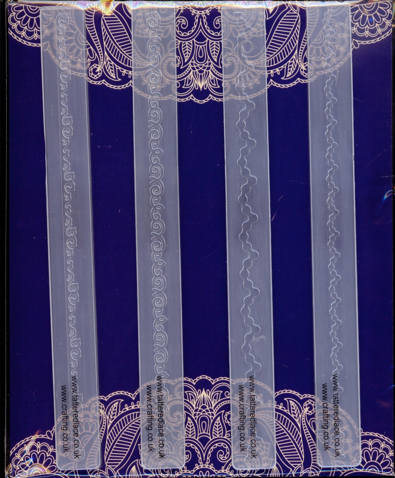 TATTERED LACE The Border Collection SPIRAL SET Embossing Folders