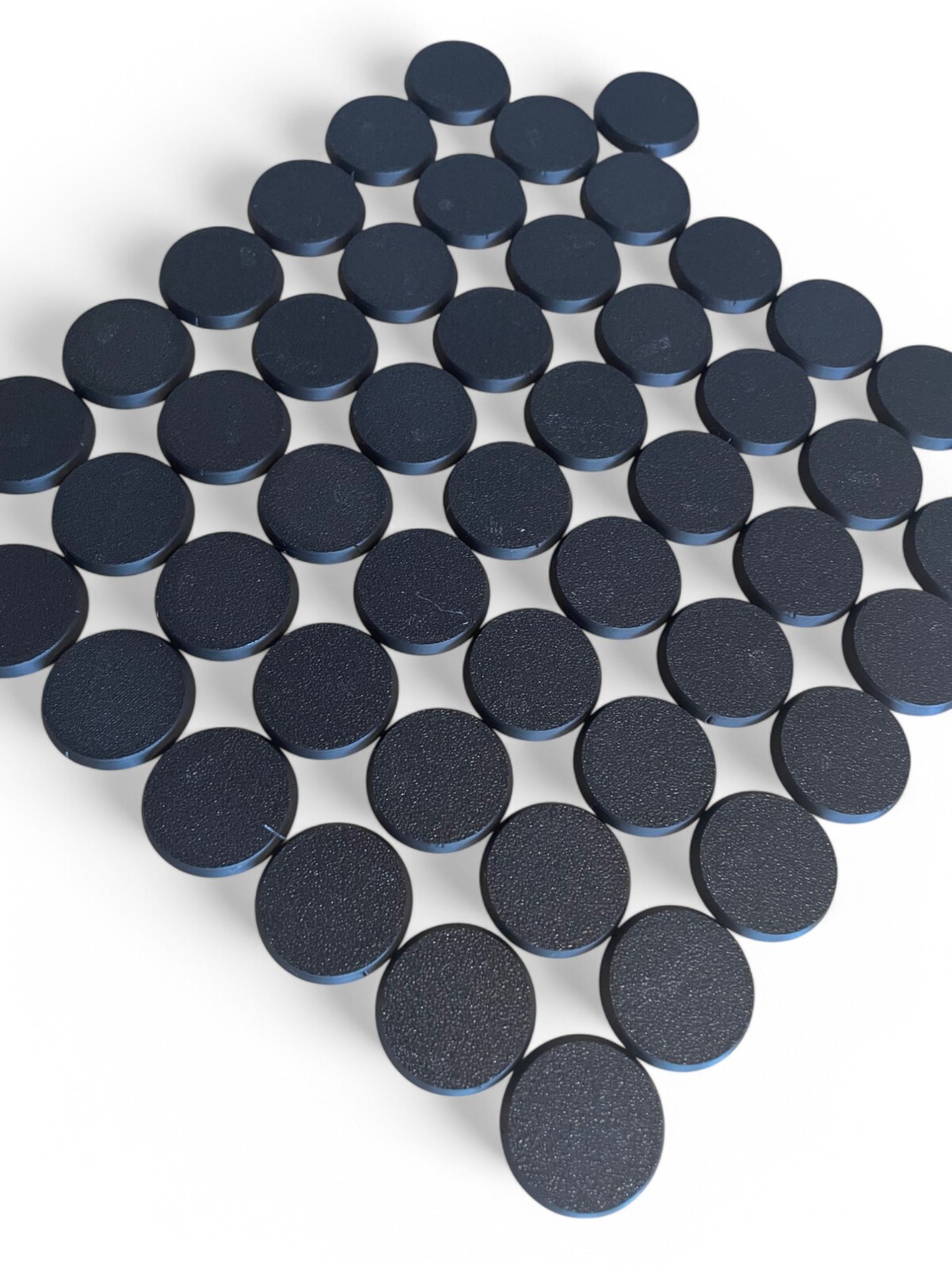 25mm Plastic Round Bases, Set of 50, Miniature Wargaming, Warhammer Fantasy, 40K