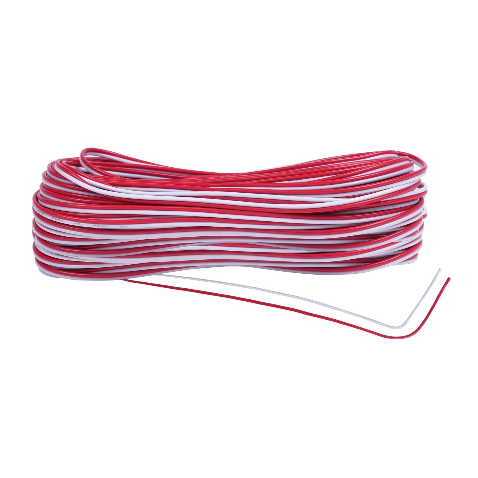PWEOW Door Bell Wire 24/2 Awg, 50Ft, Universal Garage for Red