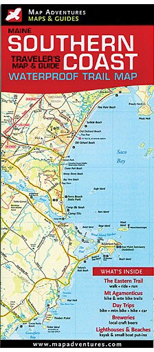 Explore the Beauty of Maine's Southern Coast with Map Adventures New England Map